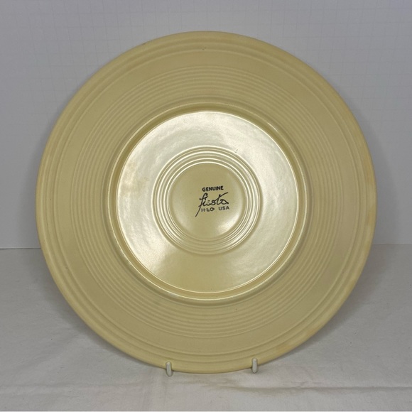 Vintage Fiesta 12” Chop Plate - Ivory - Picture 2 of 6